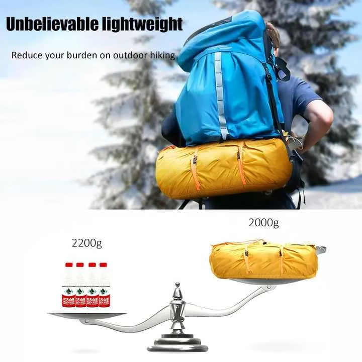 2 Person Double Layer Aluminium Pole Tent Outdoor Waterproof Ultralight Trekking Tent 2-3 Person خيمة خارجية خفيفة الوزن مقاومة للماء من الألومنيوم مزدوجة الطبقات لشخصين للمشي لمسافات طويلة من 2 إلى 3 أشخاص