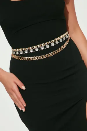 All Or Nothing Trio Chain Belt Set - Multi Color