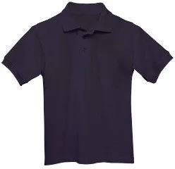 Bishop Dunn S/S Knit Shirt w/Logo : Youth
