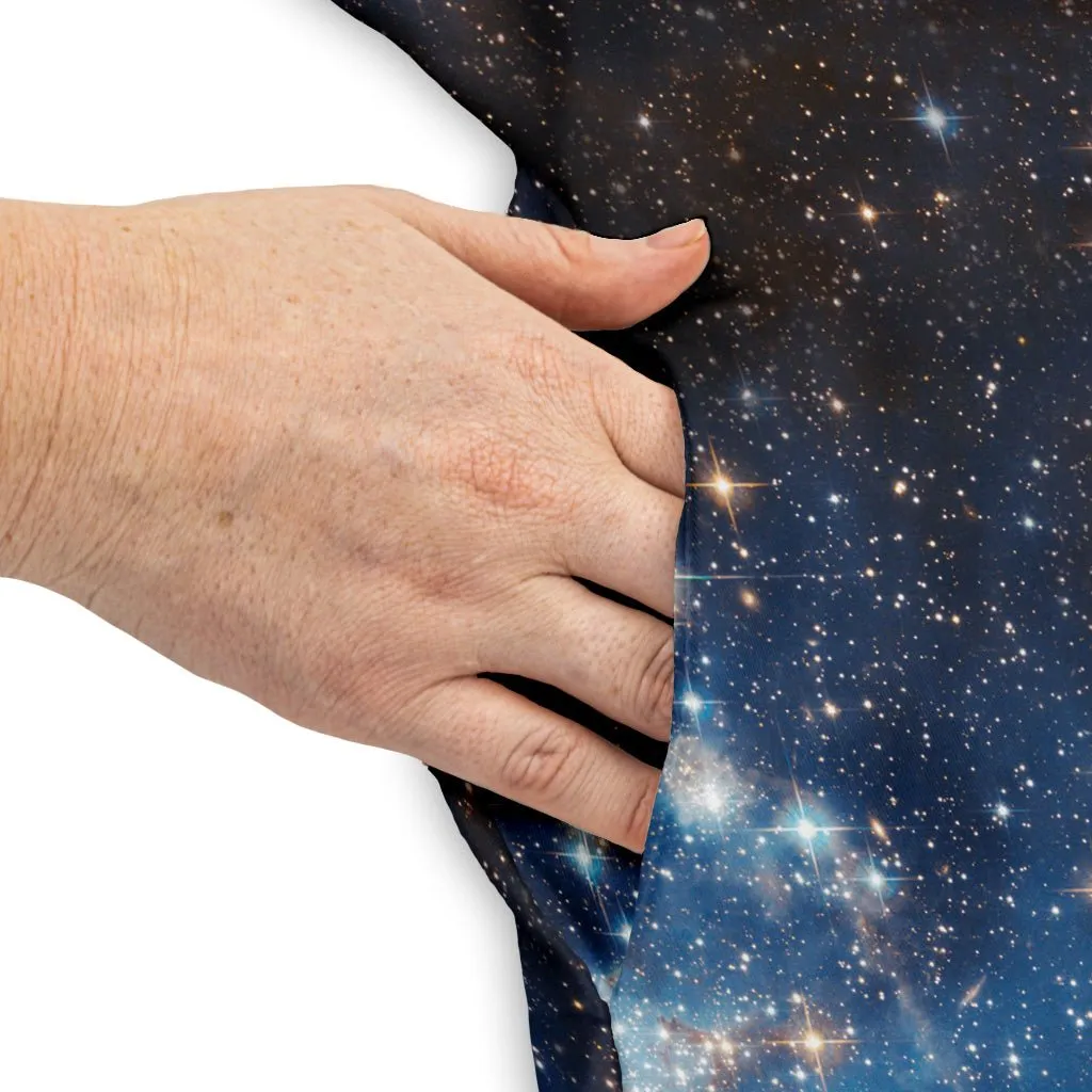 Blue Brown Galaxy Space Dress