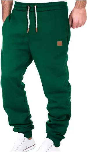Cargo Pants for Men Plus Size Casual Lace-up Athletic Pants Padded Cargo Joggers Hiking Pants Sweatpant Outdoor