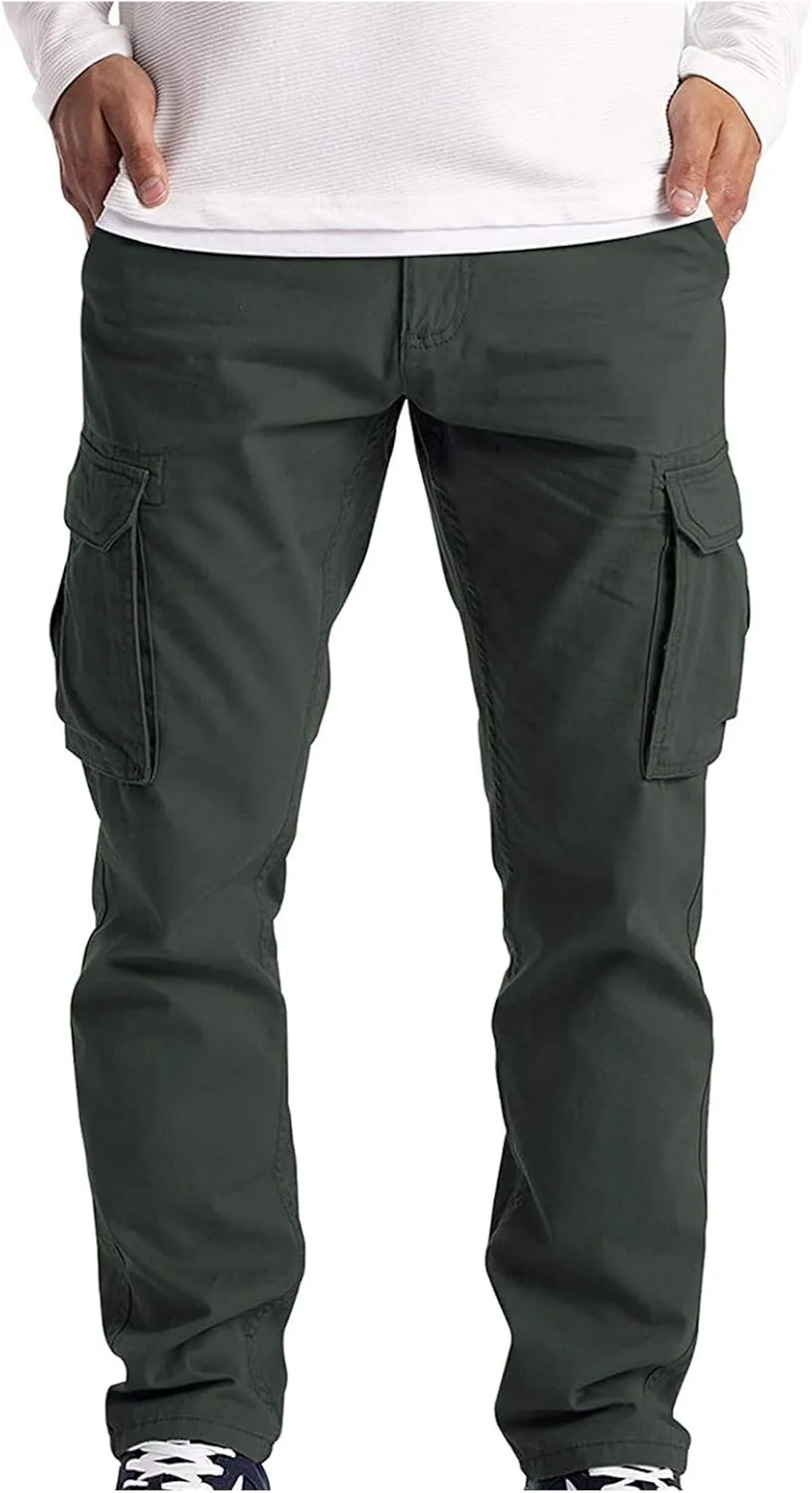 Cargo Pants for Men,Men's Hiking Pants Joggers Workout Pants Hip Hop Harem Pants Streetwear Tactical Track Pants
