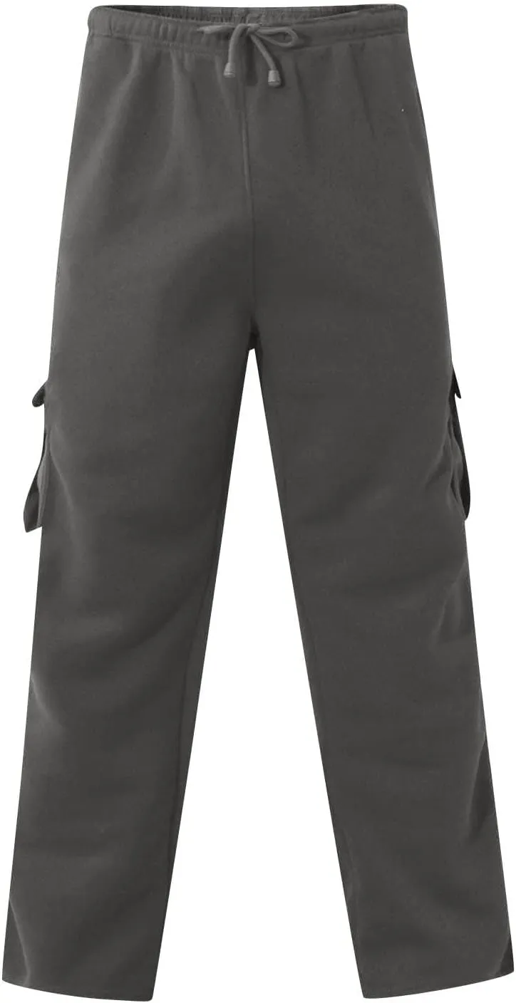 Cargo Sweatpant for Men Drawstring Elastic Waist Baggy Pants Athletic Joggers Track Sweatpant Outdoor Hiking Trousers