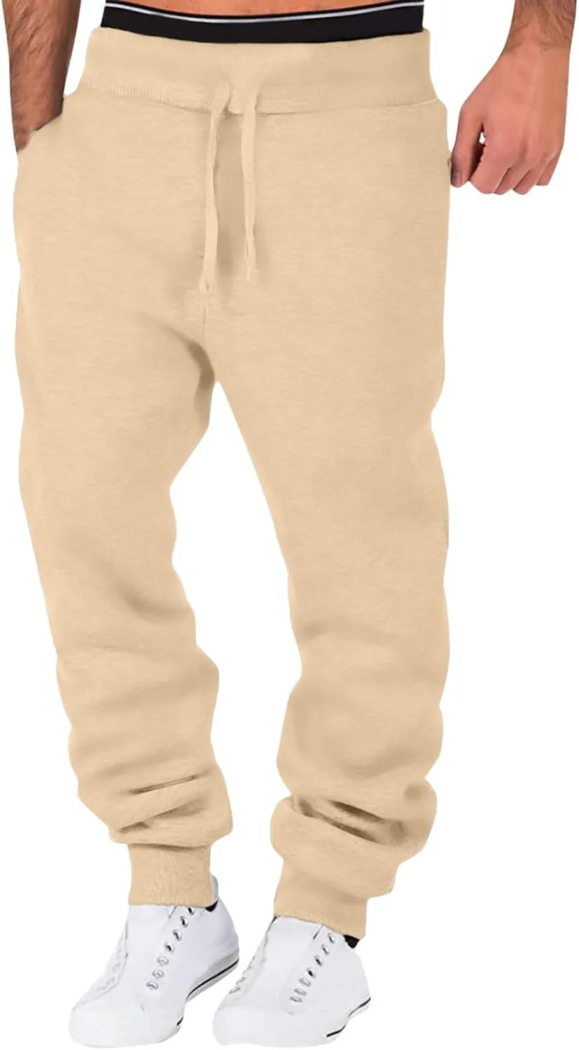 Cargo Sweatpants for Men Big and Tall Joggers Lounge Pants with Pockets Men's Jogger Sweatpants Mens Sweatpants Cargo