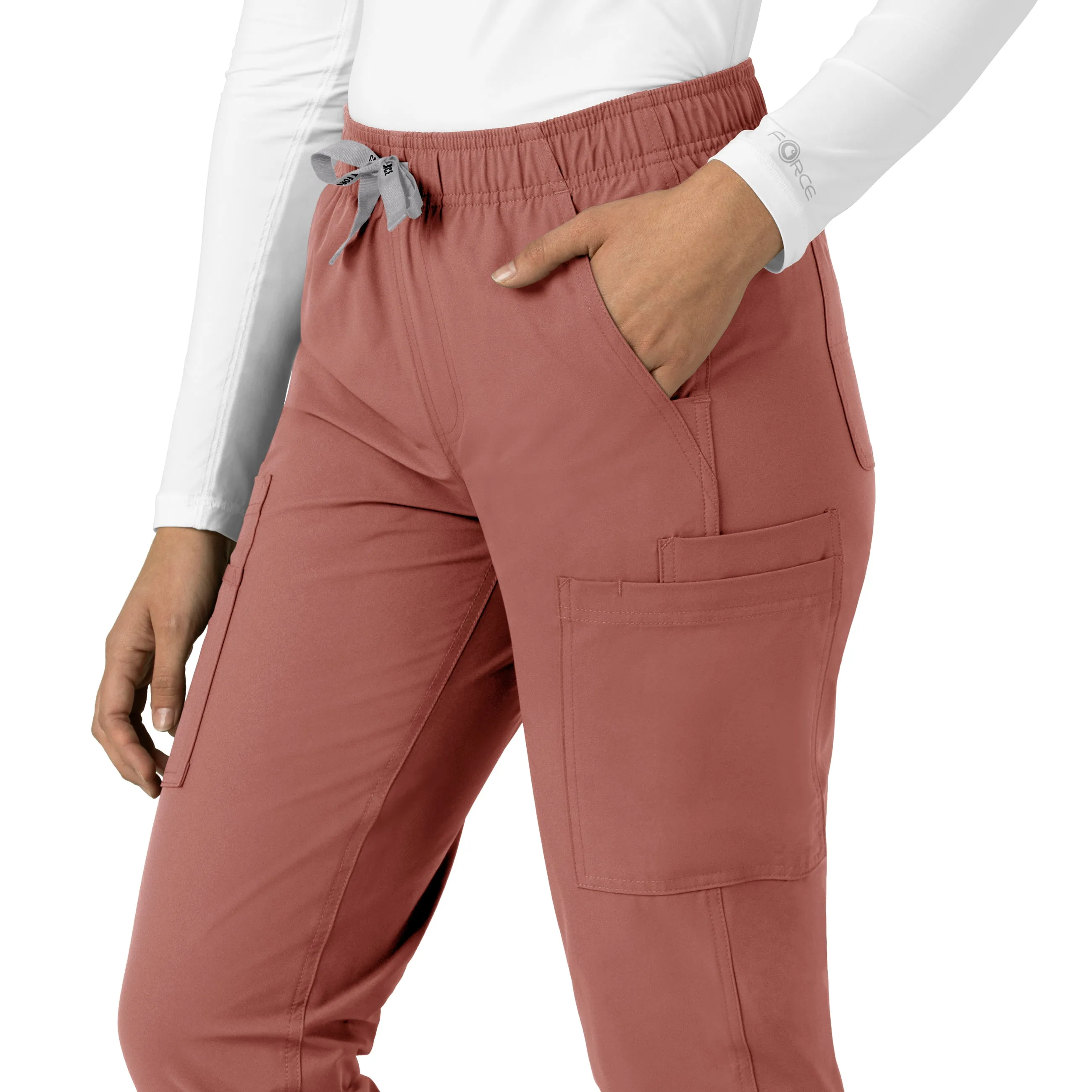 Carhartt Force Essentials Women's Straight Leg Scrub Pant - Wildrose
