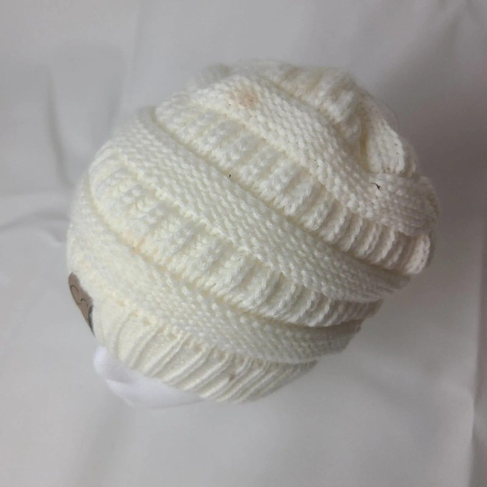 CC Cream Colored Knit Hat