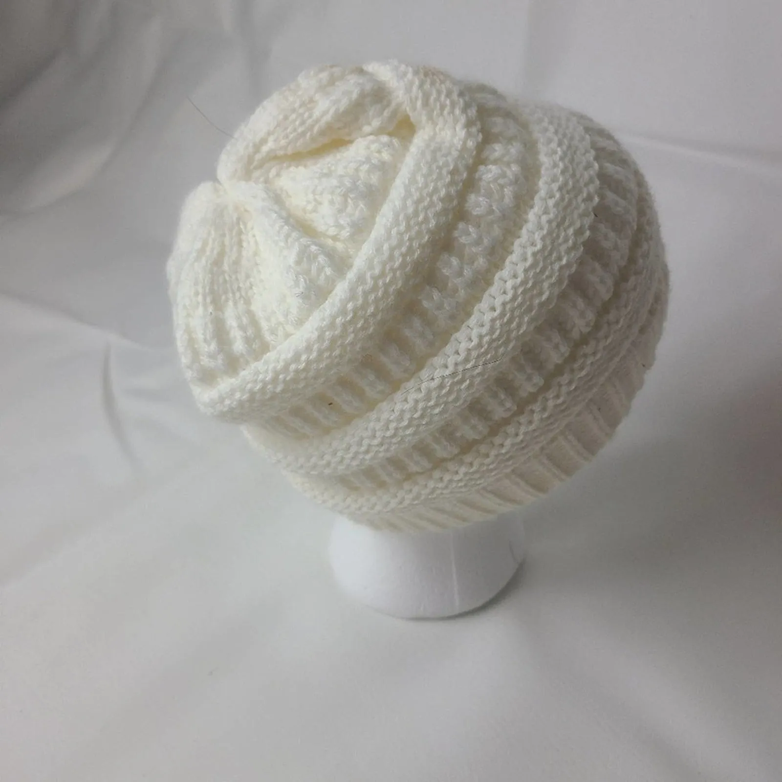 CC Cream Colored Knit Hat