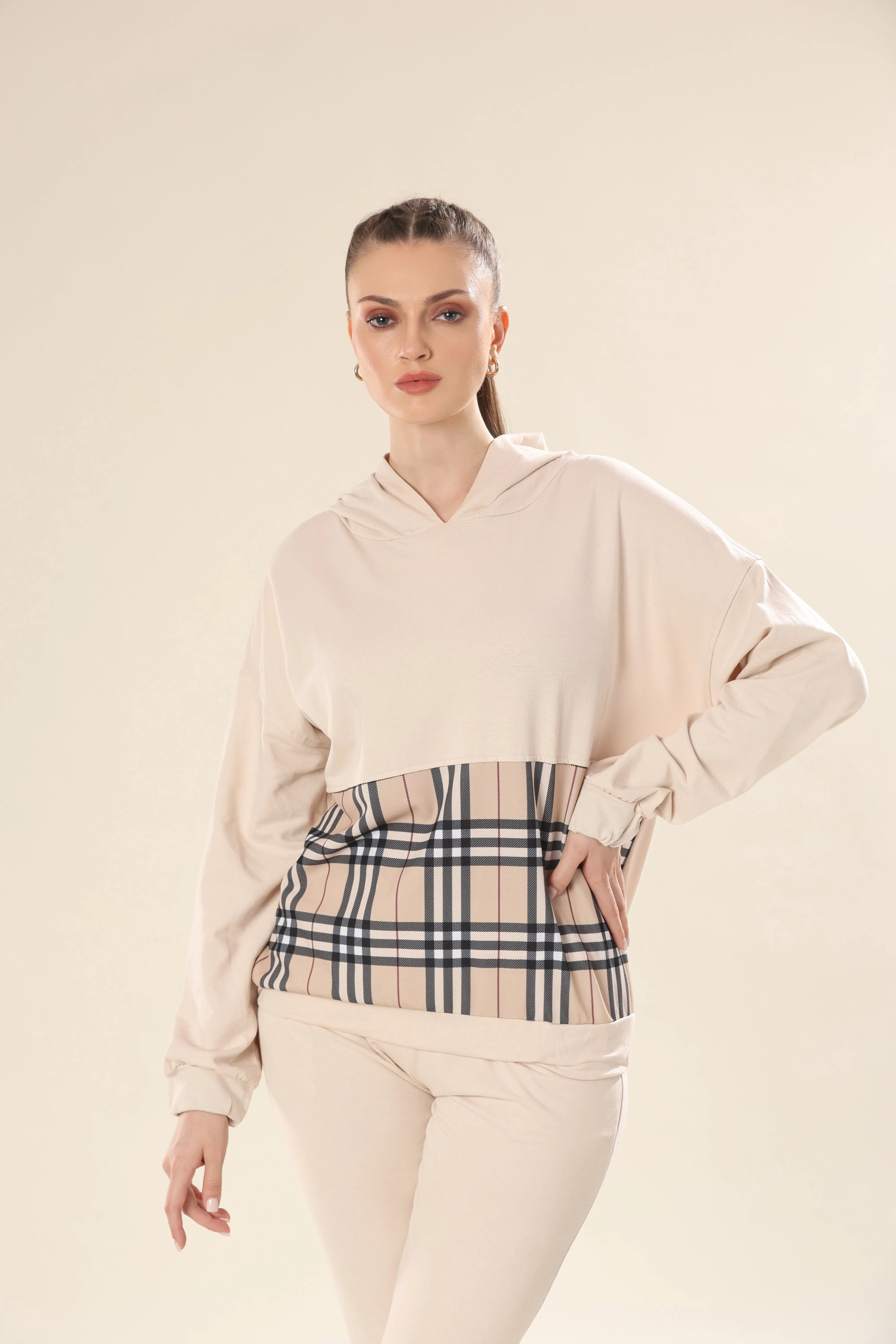 Checkered Comfort Track Suit