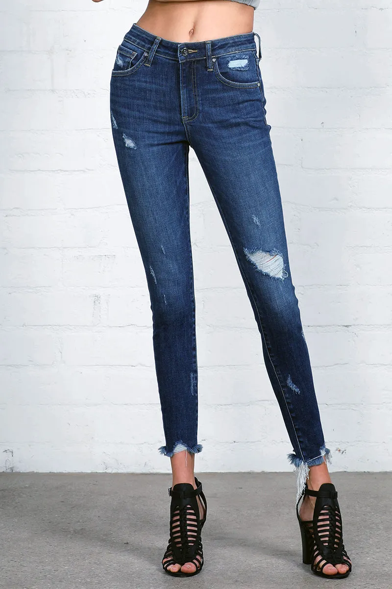 Cloe Mid Rise Ankle Skinny Jeans