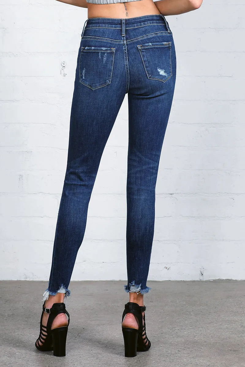 Cloe Mid Rise Ankle Skinny Jeans