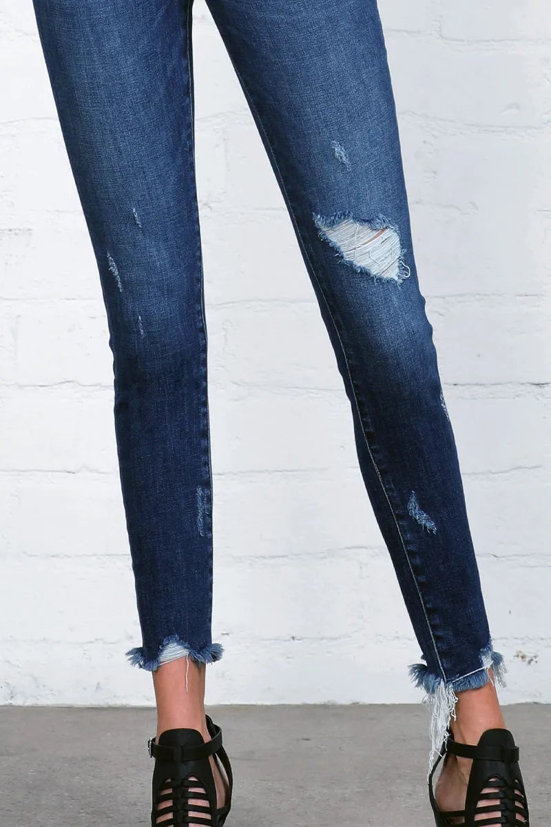 Cloe Mid Rise Ankle Skinny Jeans