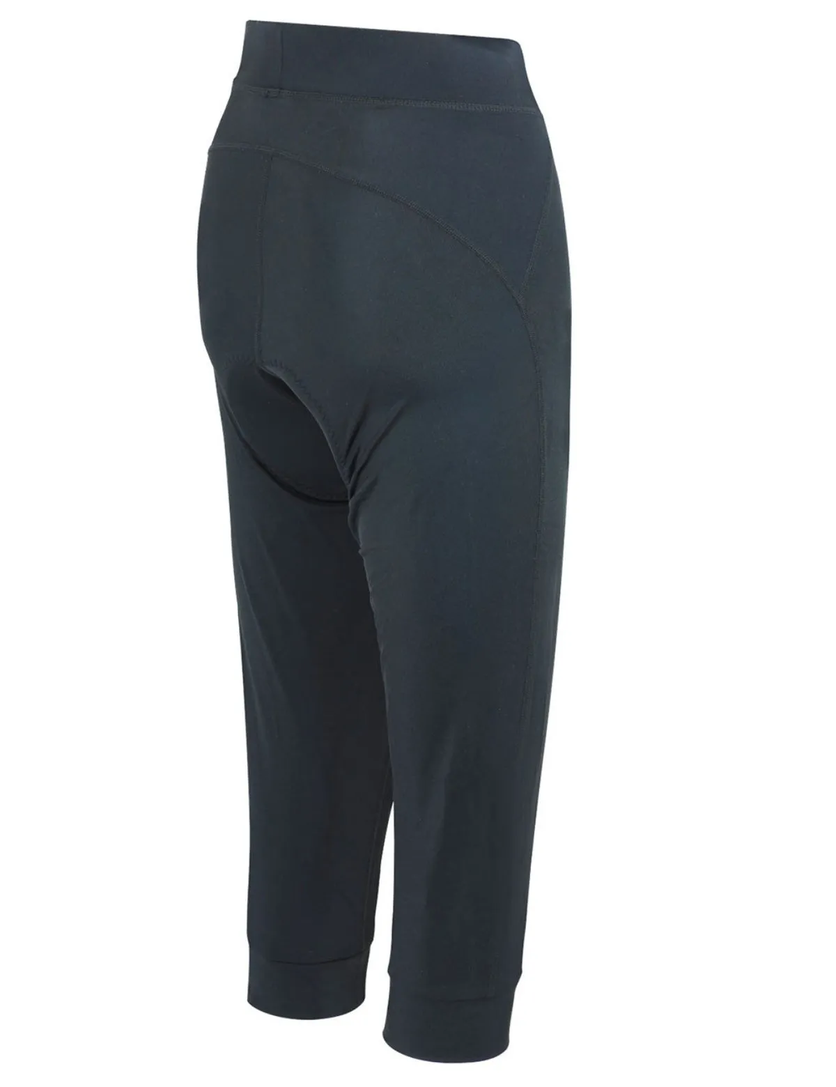 Damen Fahrradhose 3-4 Lang Pro Line Schwarz
