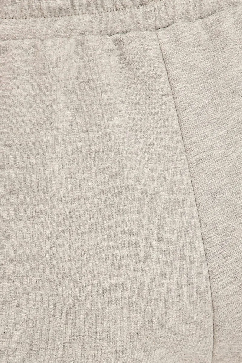 Grey Basic Track Pants