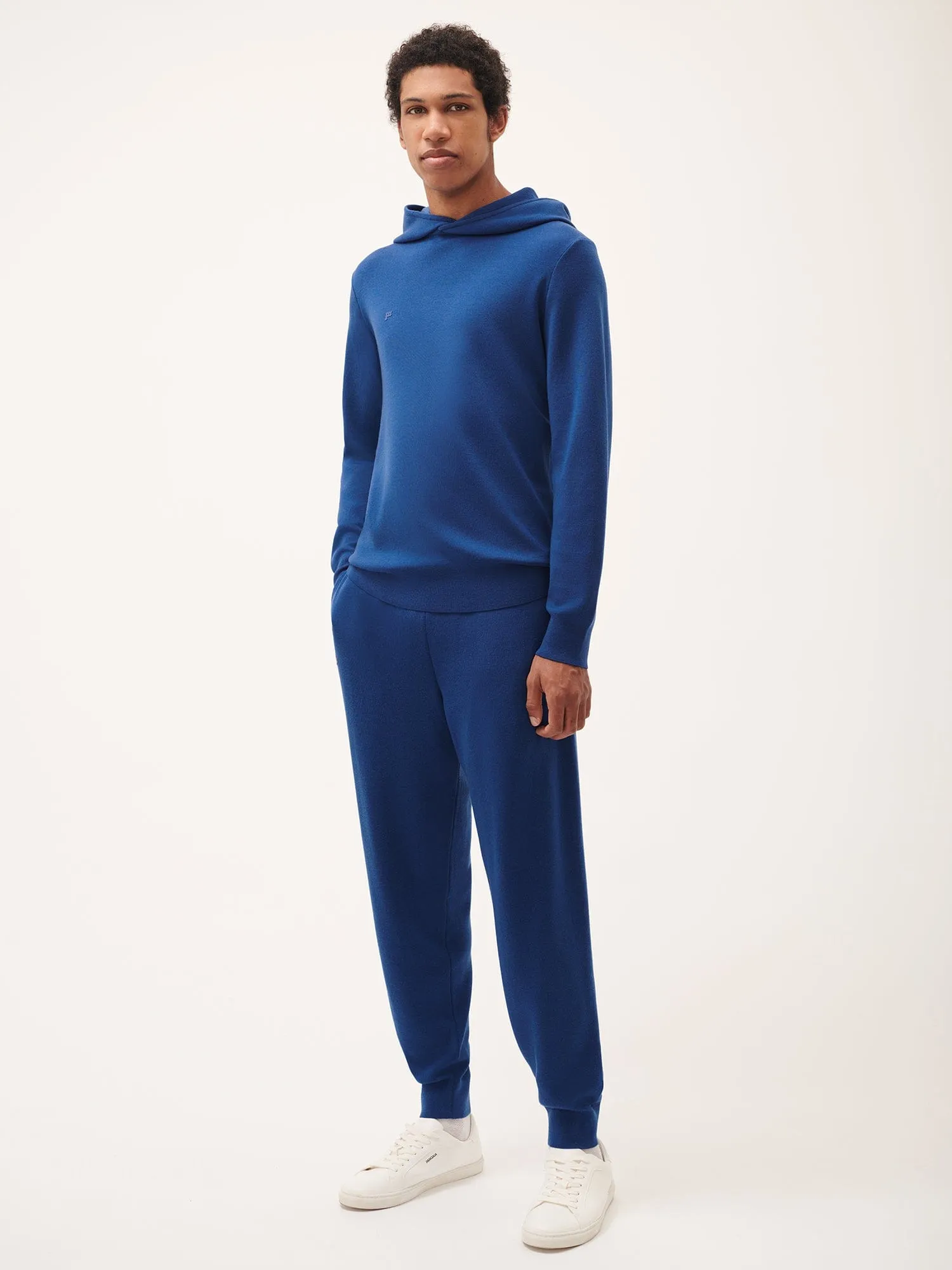 Mens DNA Regenerative Merino Wool Track Pantsearth blue