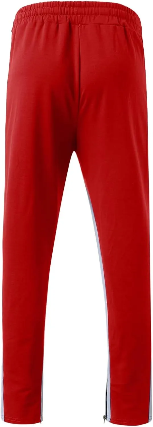 Mens Hiking Outdoor Recreation Pants Fleece Sweat Pants Mens Baggy Pants Joggers with Pockets Mens Sweatpants Fleece