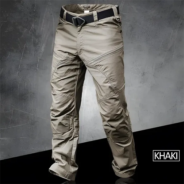 Outdoor Tactical Waterproof Pants  Army-Inspired Ripstop Combat Pants for Hiking, Multi-Pocket, Quick-Dry, Water-Resistant