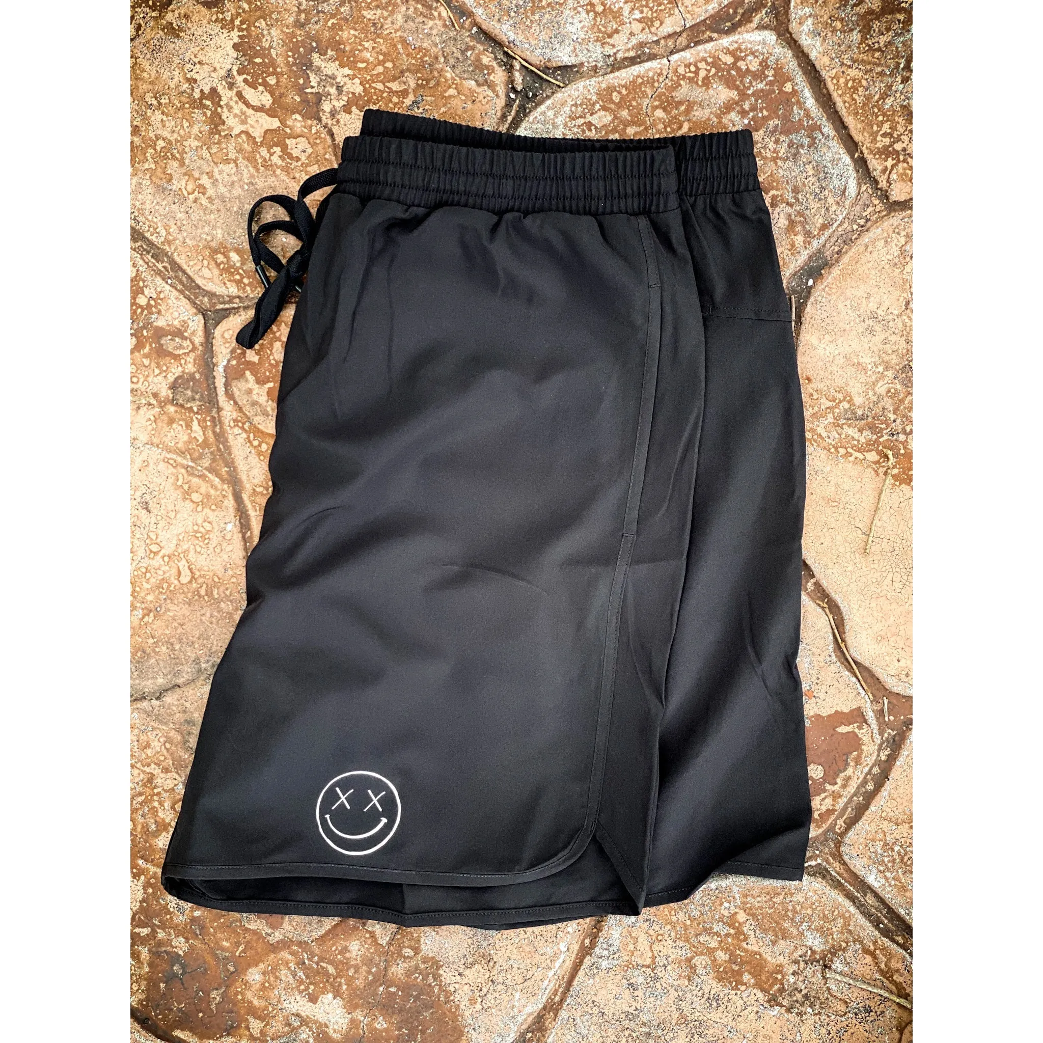 Salty Savage "OG Smile" Wave Cut Gym & Swim Shorts
