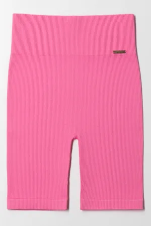Seamless Cycle Short Pink