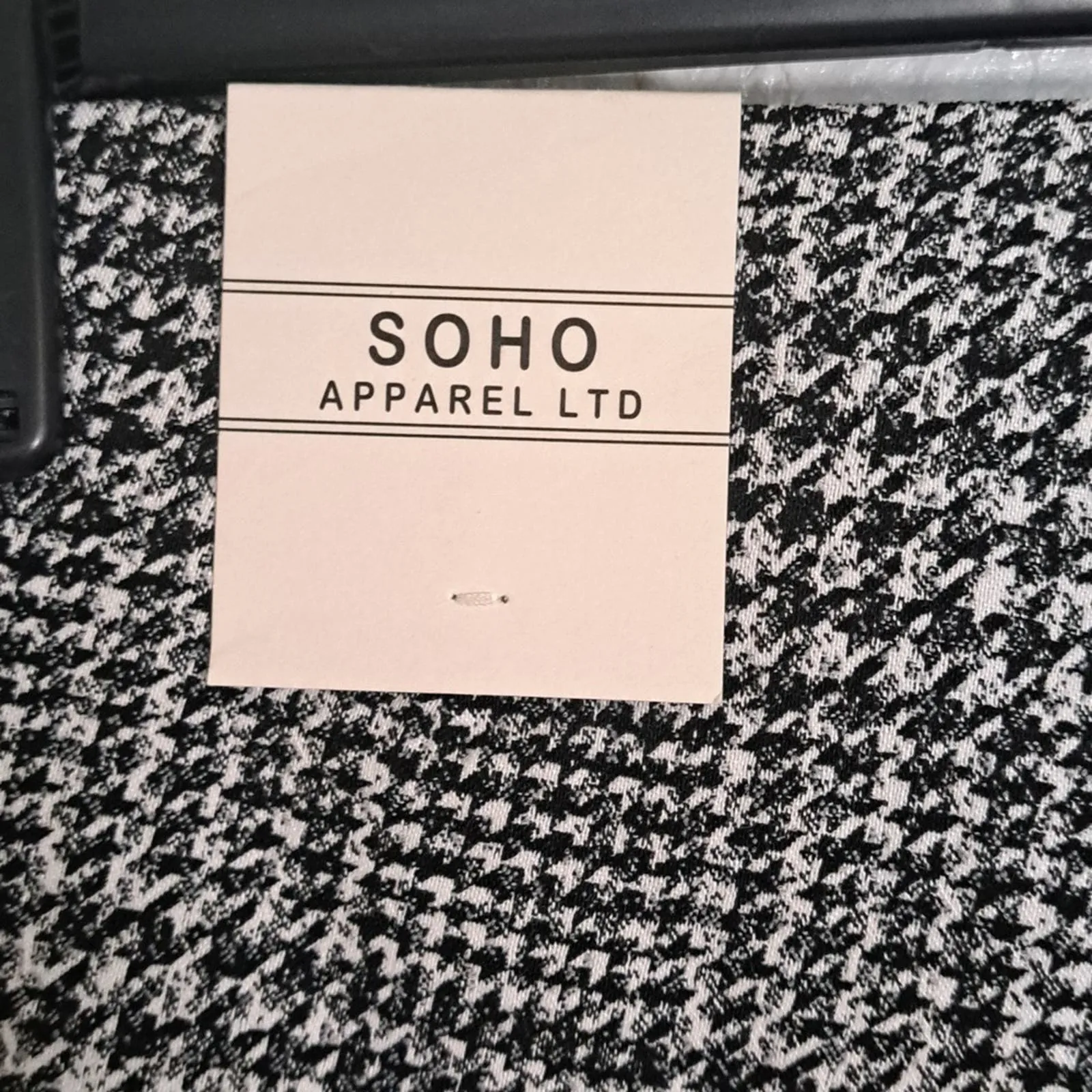 SOHO APPAREL LTD Women's Printed Pull On Pant Large