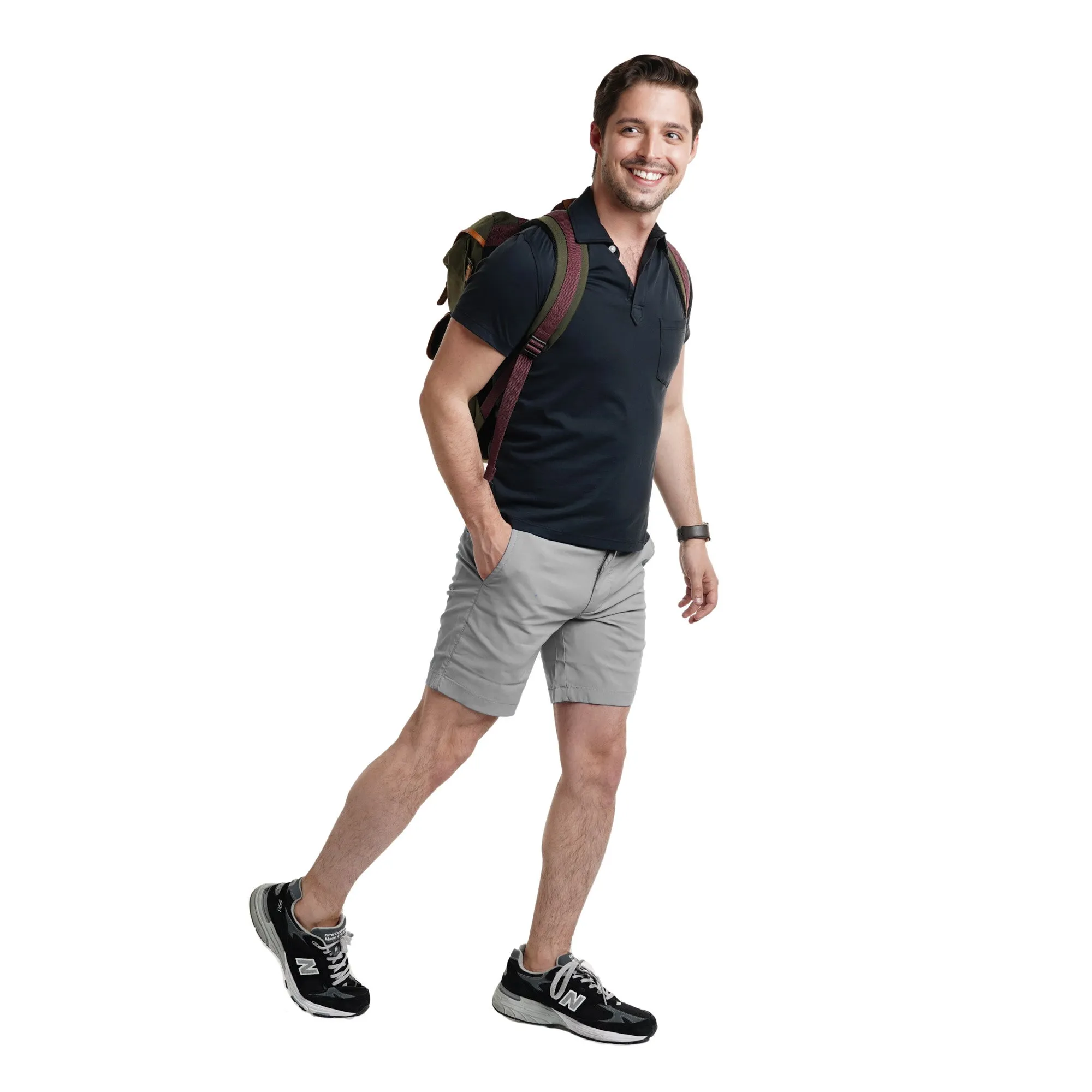 Tech Shorts - Light Grey