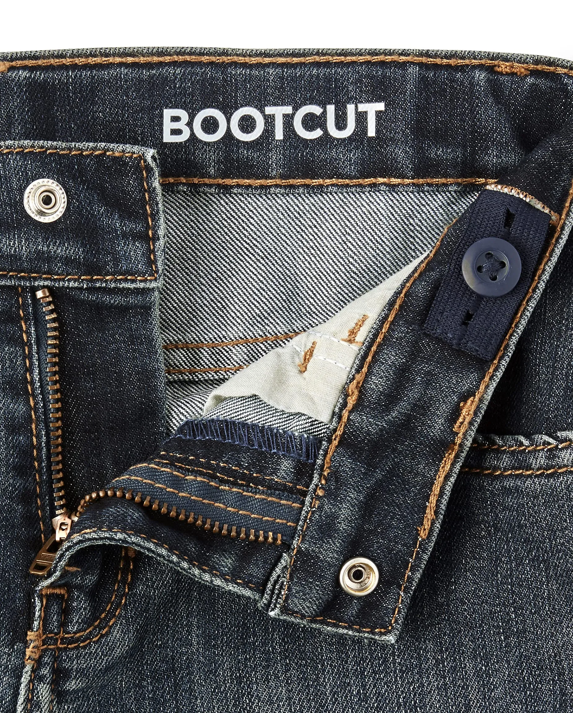 The Children's Place Boys Basic Bootcut Jeans,Dustbowl Wash Single,14H