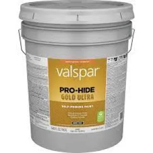 Valspar® Pro-Hide® Gold Ultra Interior Self-Priming Paint Semi-Gloss 5 Gallon Super One Coat White