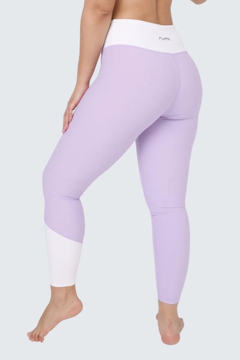 W SunRib Line Pants 25" - Orchid